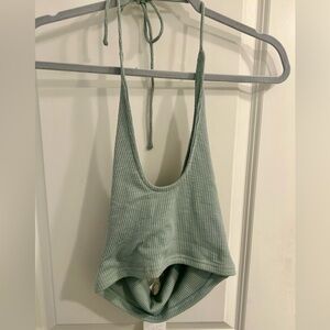 NWT Sage Green American Threads Tie Top